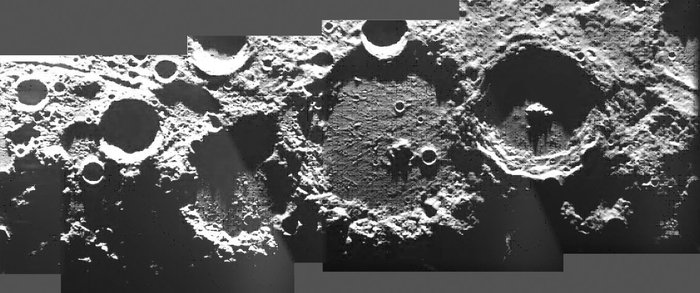 Взгляд на полярные кратеры Луны