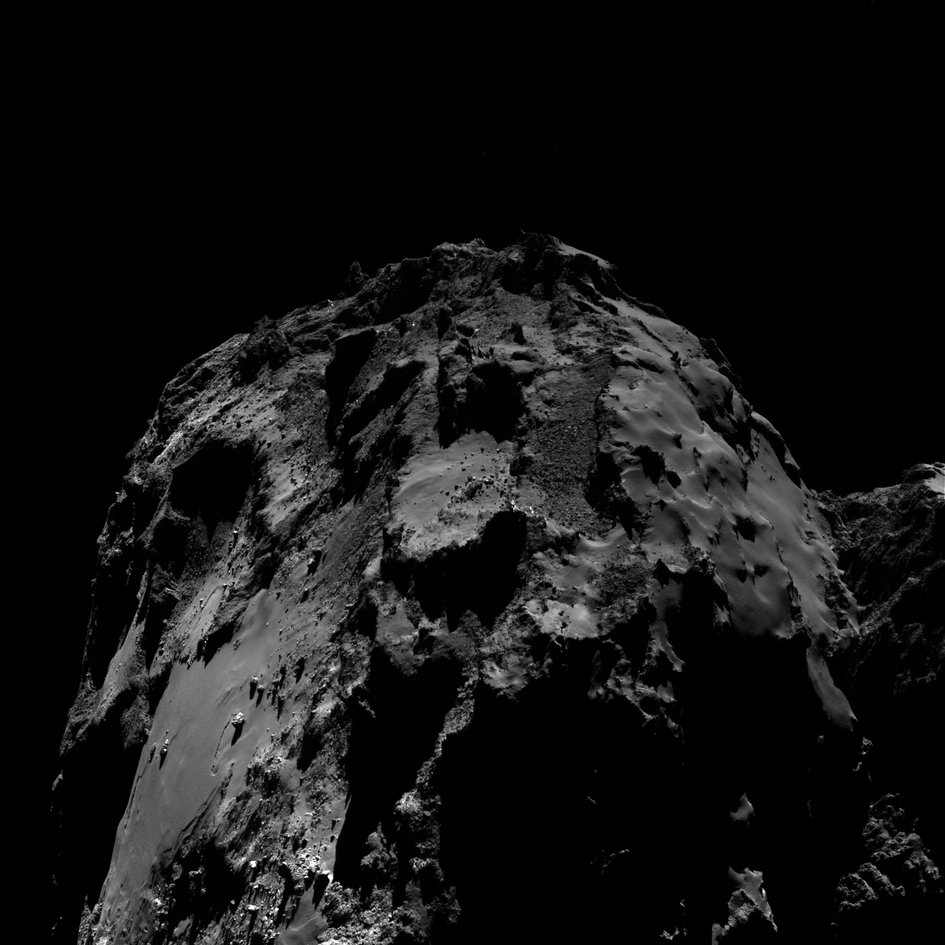 Комета 67P от камеры OSIRIS