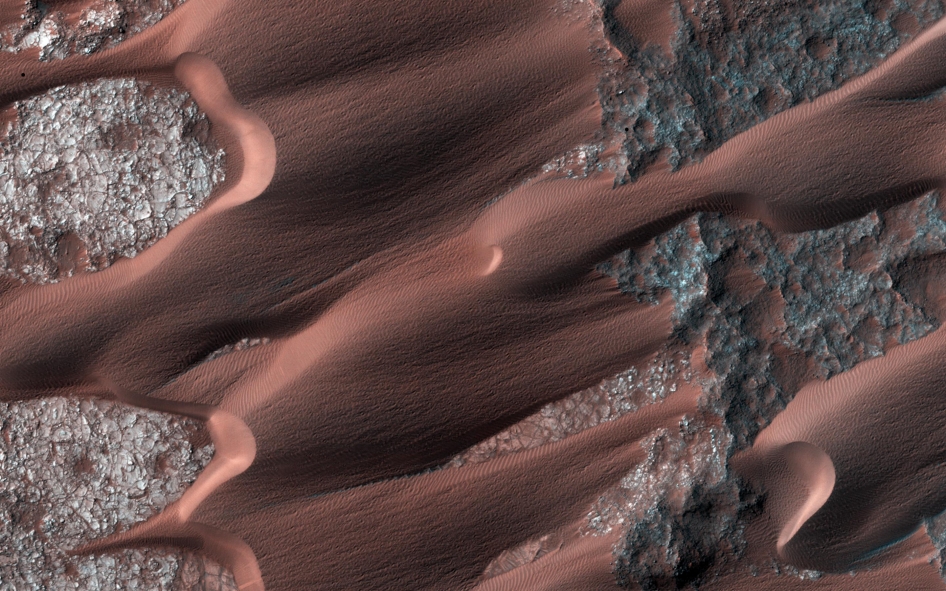 Кадр Дня: активные дюны на Марсе