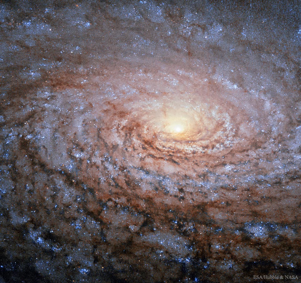 Галактический Подсолнух от Хаббла