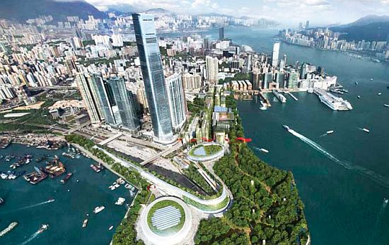 Forster-Partners раскрыли свои планы относительно реконструкции части Гонконга