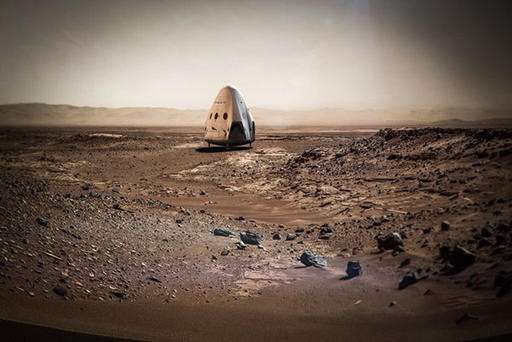 SpaceX отправит капсулу «Red Dragon» на Марс в 2018 году