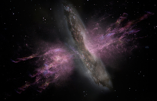 Ученые измерили скорость галактических оттоков