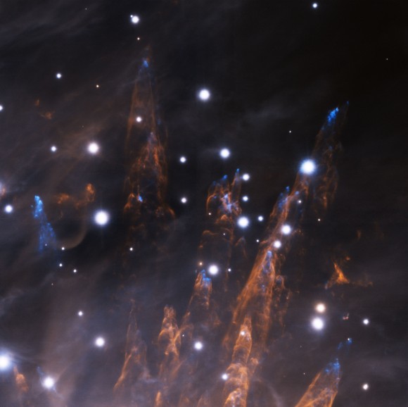 Впервые! Удивительный новый снимок Туманности Орион от Джемини