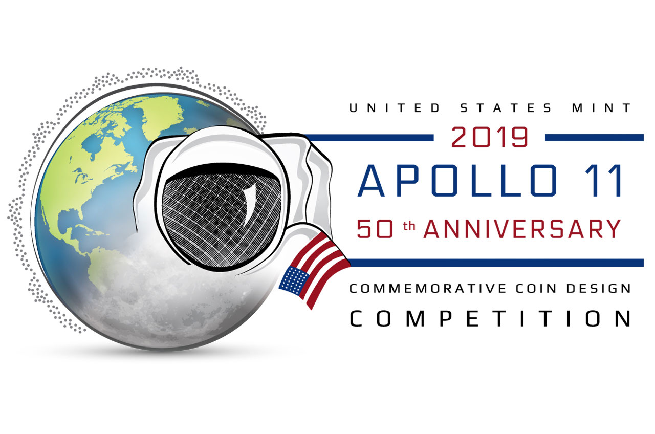 Монеты в честь миссии Аполлон 11