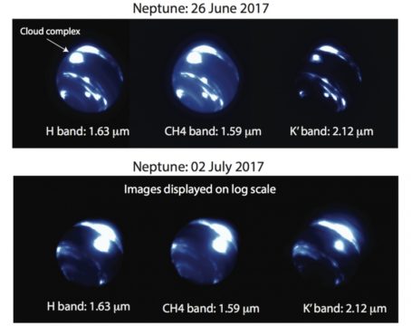 Экваториальный шторм на Нептуне попал в кадр астрономов