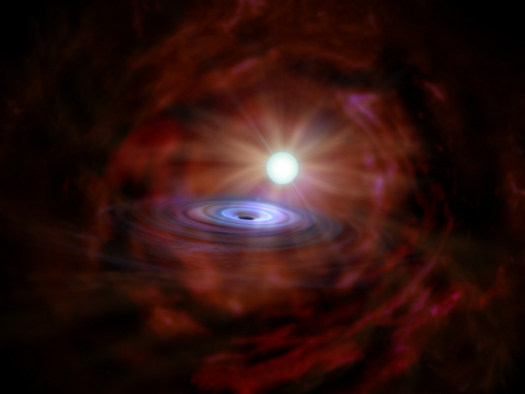 Невероятная яркость черной дыры озадачила ученых