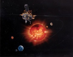 Космический аппарат Ulysses пролетел над северным полюсом Солнца