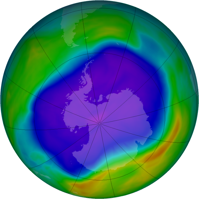 Атмосфера Земли содержит неожиданное количество озоноразрушающих компонентов