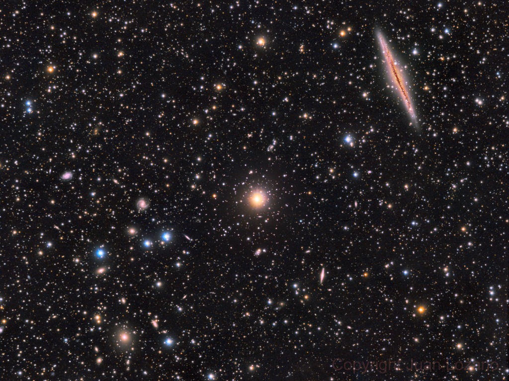 Астрофото: NGC 891 vs Abell 347