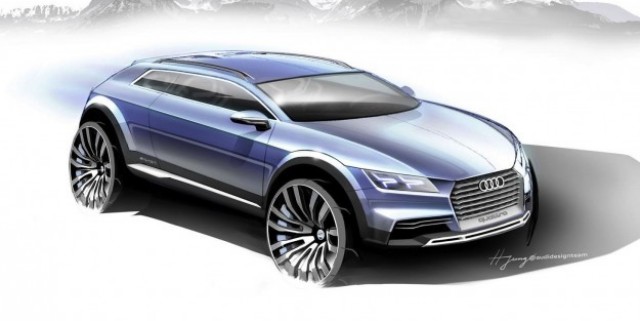 Audi Q1: предварительный просмотр эскизов будущего SUV