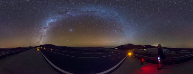 «Млечная арка» над Паранальской обсерваторией