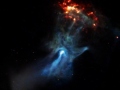 Гигантская космическая рука или Маленький пульсар устраивает грандиозное шоу