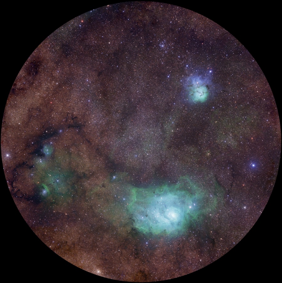 Космические туманности от телескопов Pan-STARRS