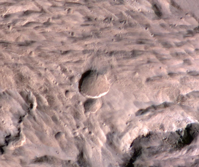 В поисках нового кратера на Марсе