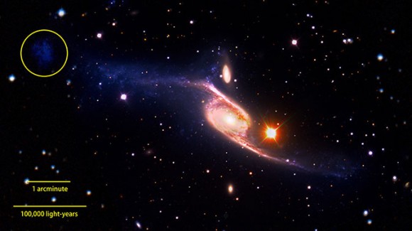 Найдена самая большая спиральная галактика во Вселенной