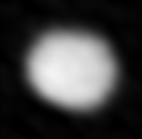 Астероид Юнона на новой анимации от ALMA