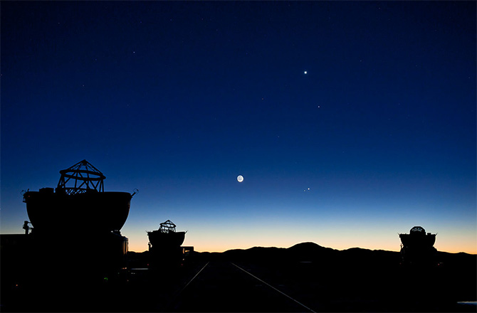 5 планет будут видны в ночном небе
