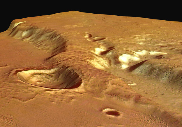 Вулканизм на Марсе спровоцировал водную эпоху