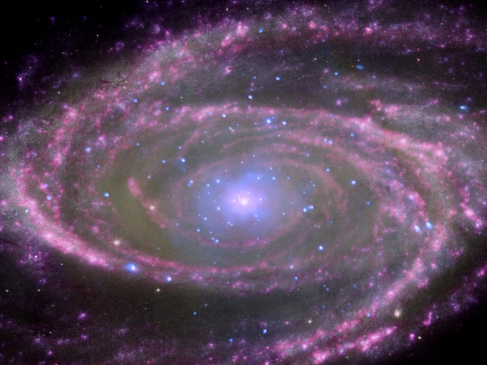 Черная дыра в галактике Боде от Хаббла