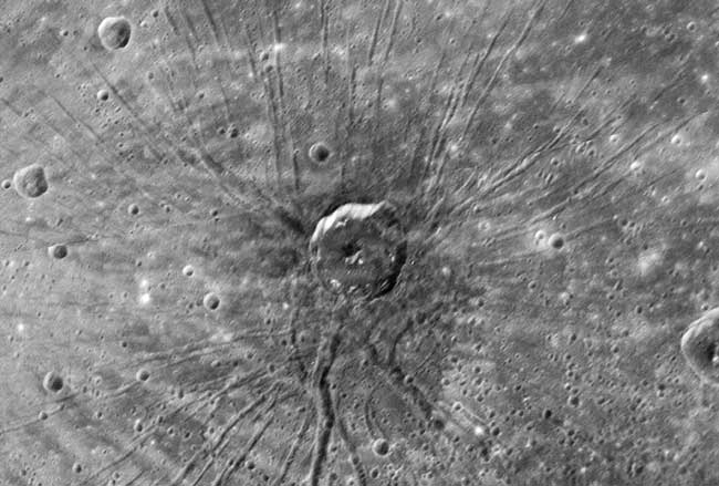 NASA обнаружило загадочного «паука» на Меркурии