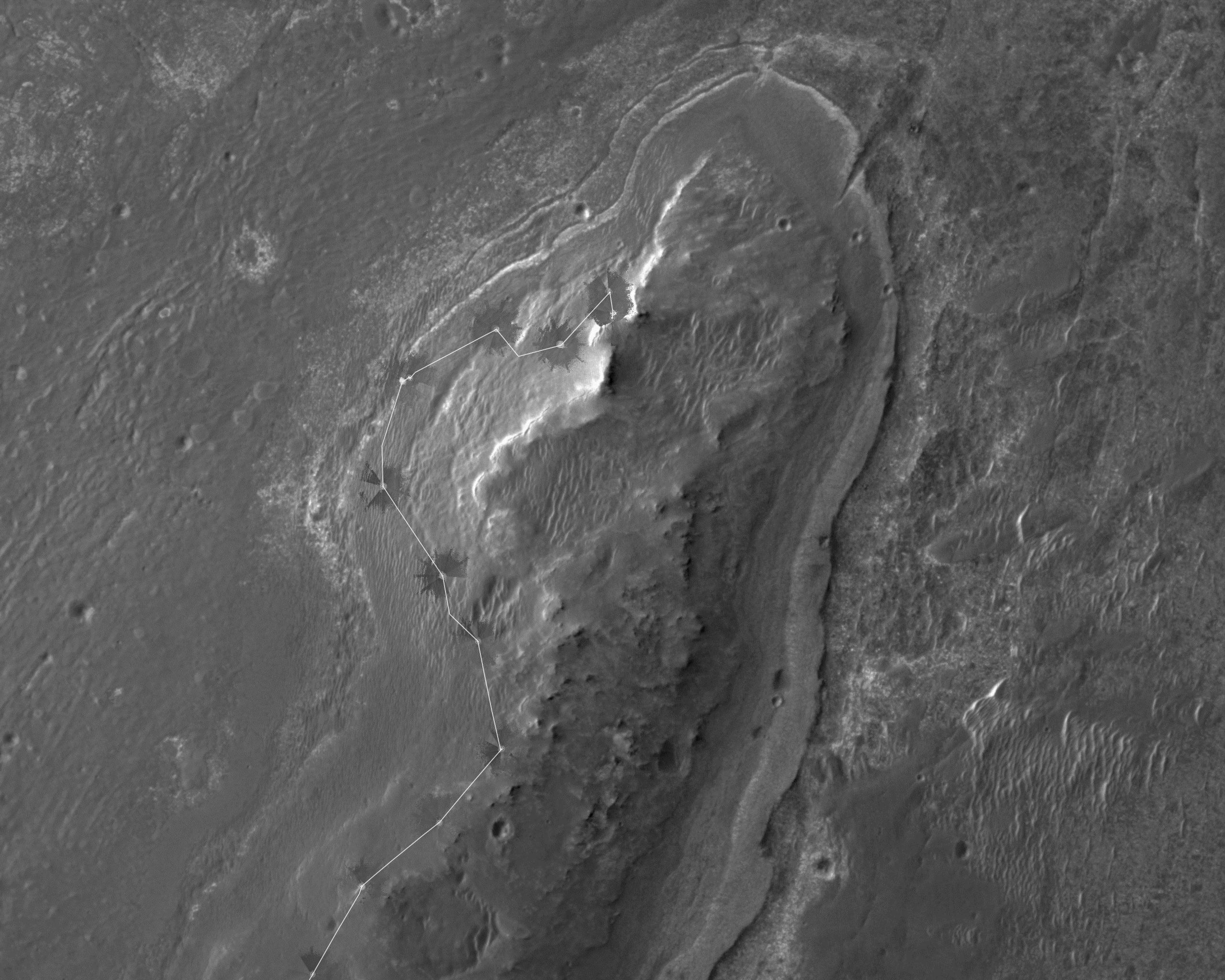 Марсоход Оппортьюнити ищет место для зимовки на Марсе