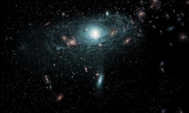 Ученые обнаружили скрытые галактики позади Млечного Пути