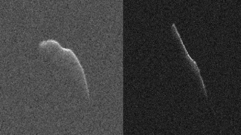 Радиолокационные изображения рождественского астероида – ранний подарок для астрономов