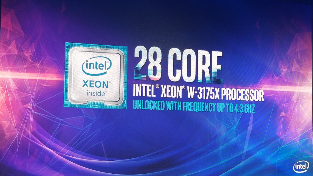 Intel анонсировала Xeon W-3175X: 28-ядерный процессор для экстремальных рабочих станций.
