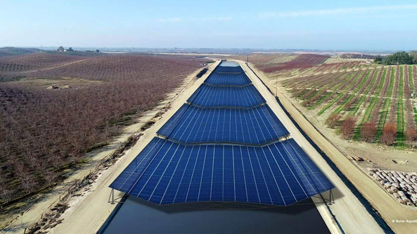 Проект Nexus покроет каналы Калифорнии солнечными панелями