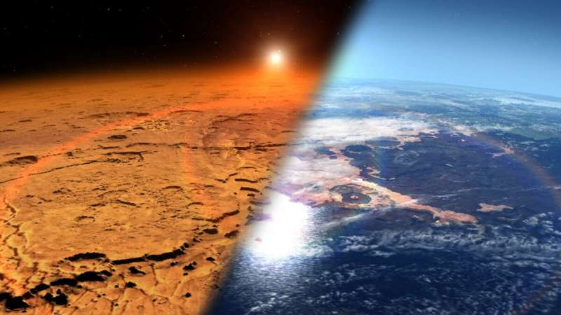 Марсианское сияние проливает свет на изменение климата