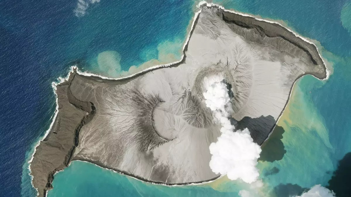 Спутниковая миссия обнаружила последствия извержения вулкана Тонга