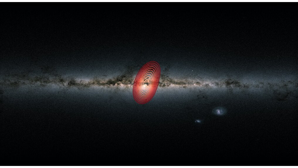 Астрономы обнаружили древнюю галактику, похороненную в Млечном Пути