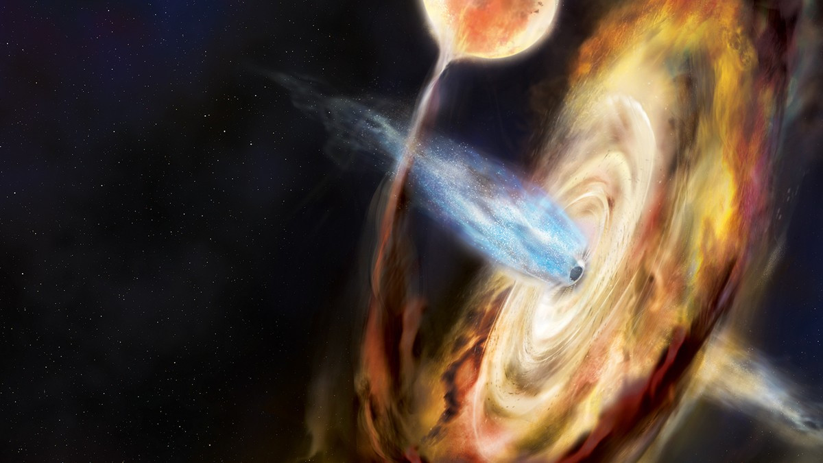 Озадаченные астрономы: черная дыра исчезла и появилась вновь