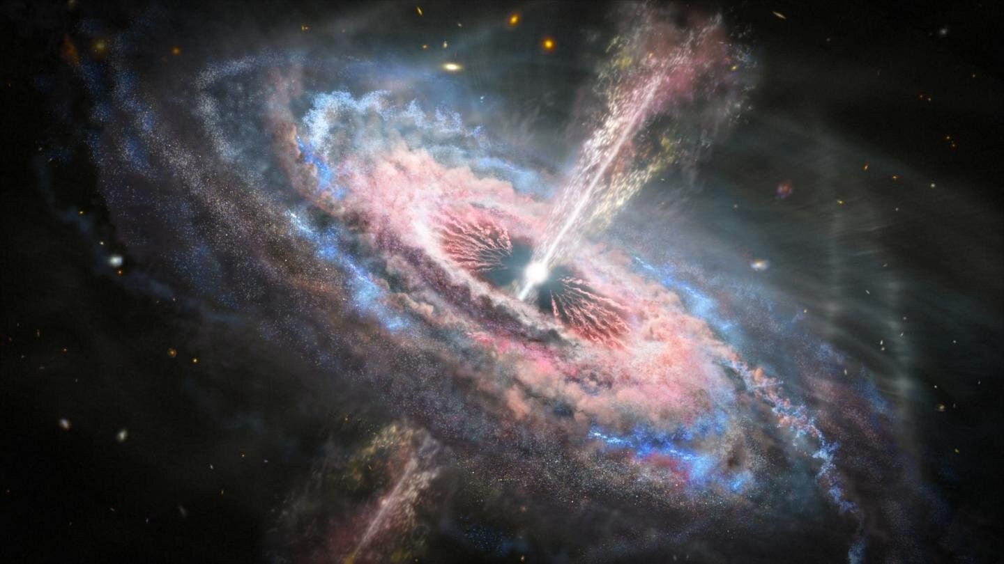 С помощью квазаров телескоп Уэбба раскроет секреты ранней Вселенной