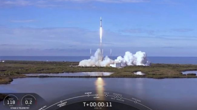 SpaceX запустила капсулу Dragon в третий раз