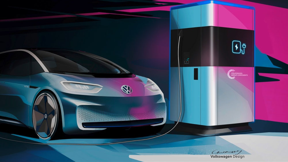 Volkswagen предлагает мобильное быстрое зарядное устройство для электромобилей