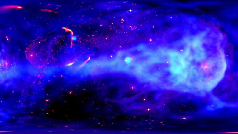 Визуализация галактического центра Млечного Пути