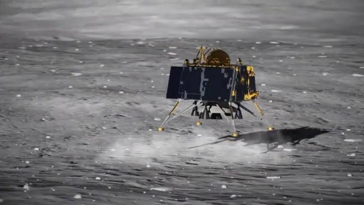 Историческая миссия «Чандраян-3»: ракета успешно приземлилась на Южном полюсе Луны